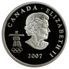 2007 Curling Canada 25-cents Silver Proof