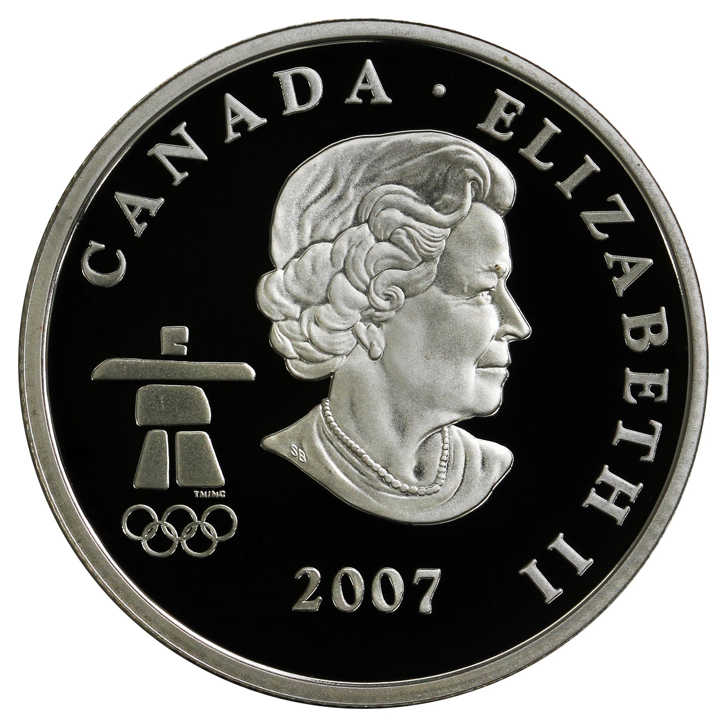 2007 Curling Canada 25-cents Silver Proof