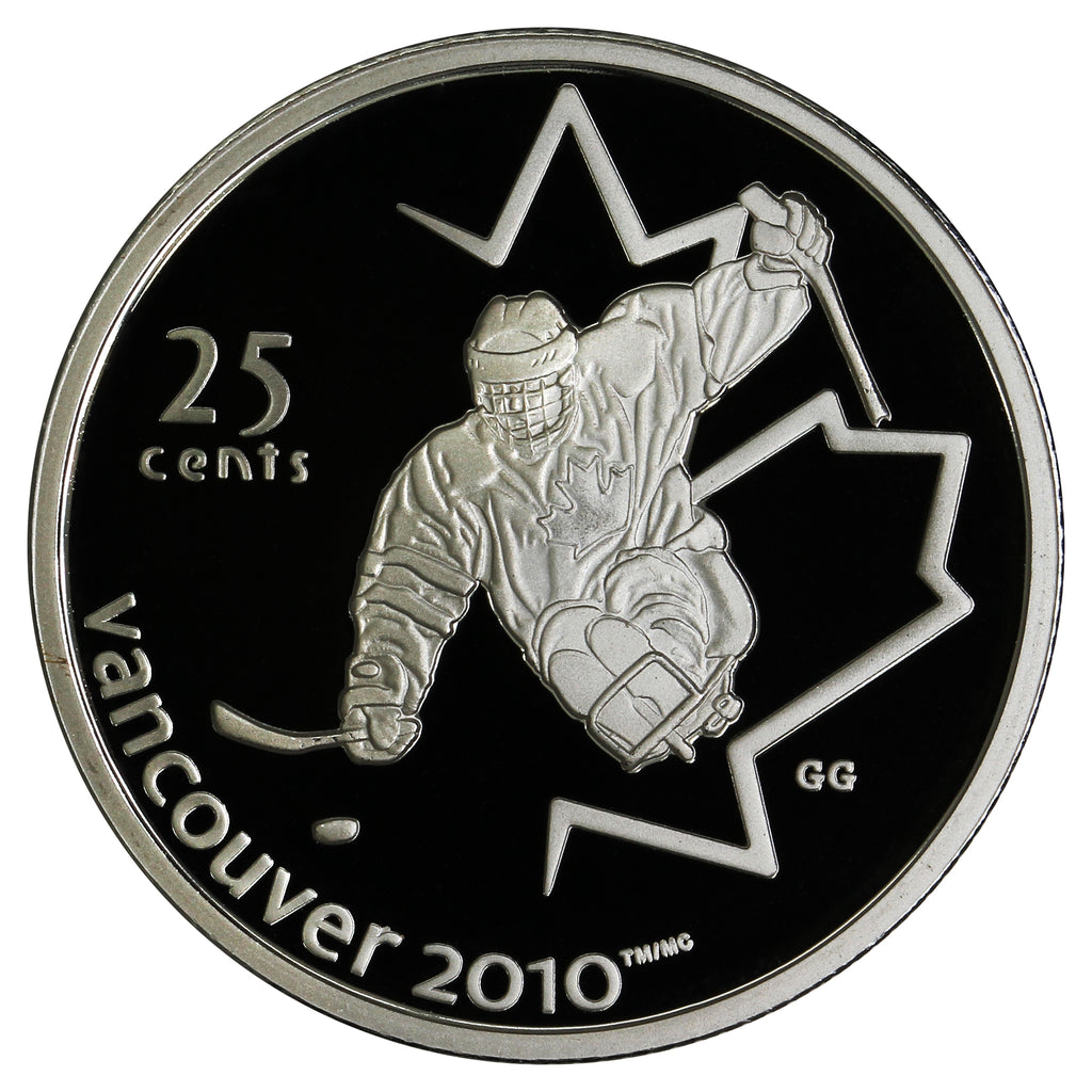 2009 Sledge Hockey Canada 25-cents Silver Proof