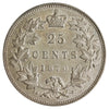 1870 Obv. 1 Canada 25-cents Almost Uncirculated (AU50) $