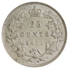 1871H Obv. 2 Canada 25-cents EF-AU (EF45) $