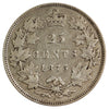 1875H Canada 25-cents F-VF (F15) $