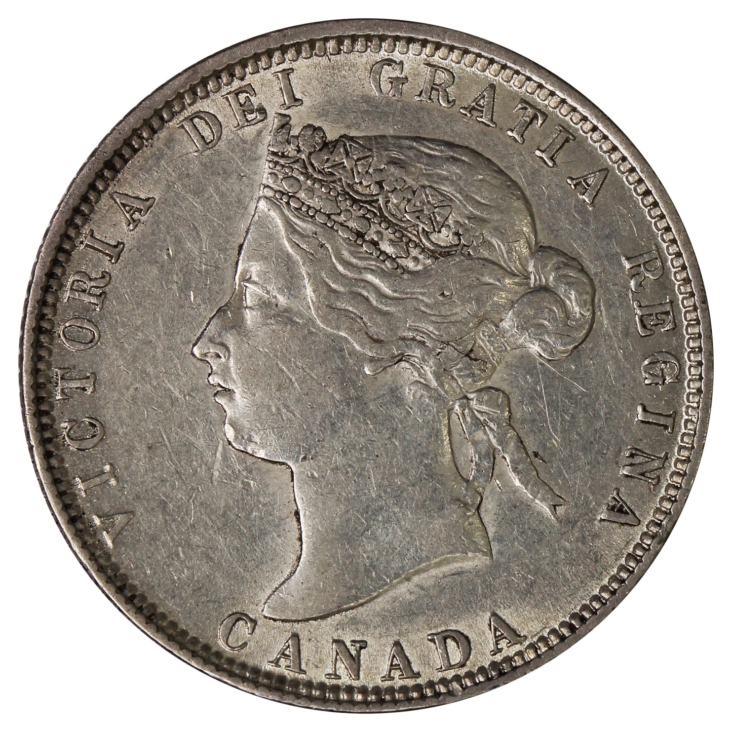 1881H Canada 25-cents EF-AU (EF45) $