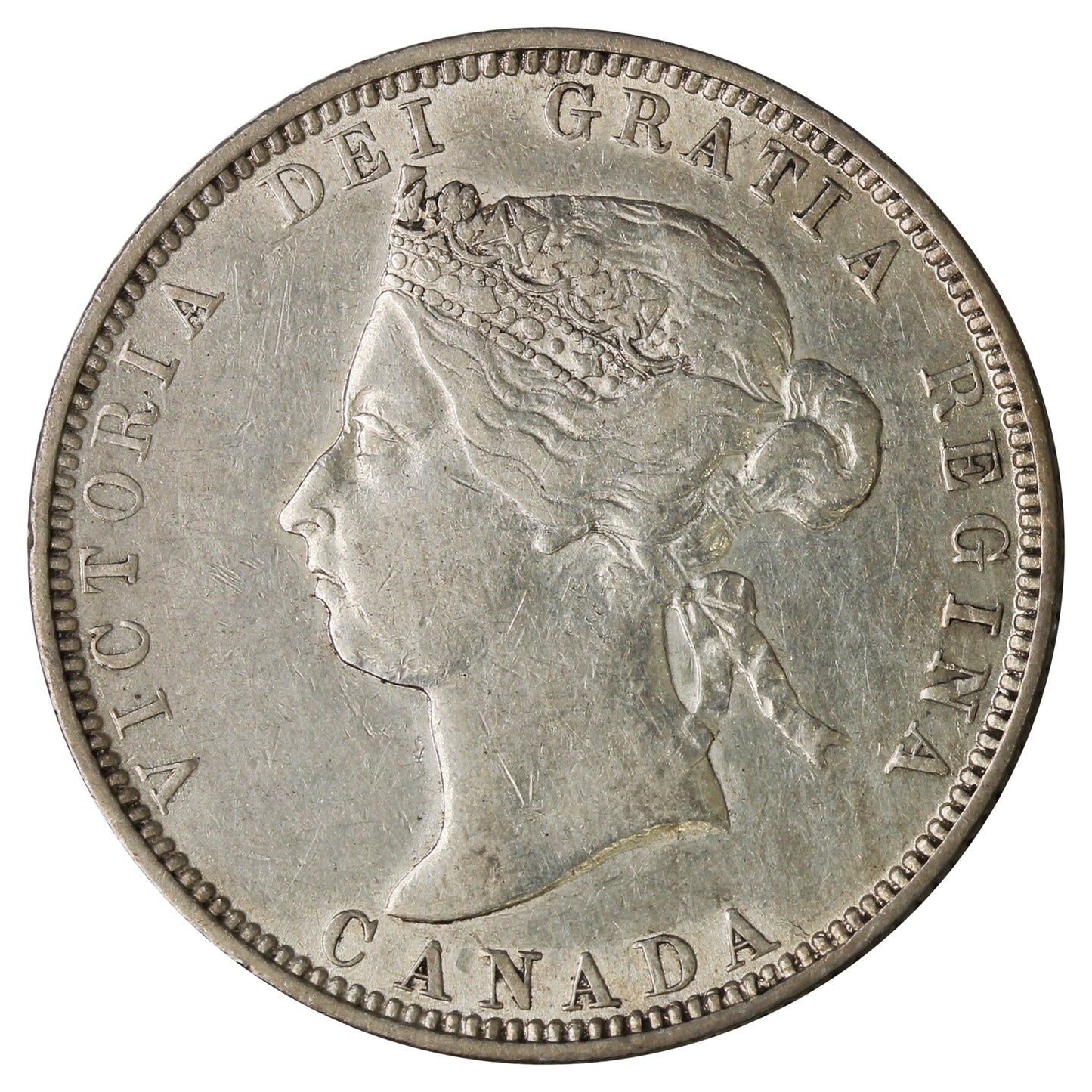 1883H Canada 25-cents EF-AU (EF45) $