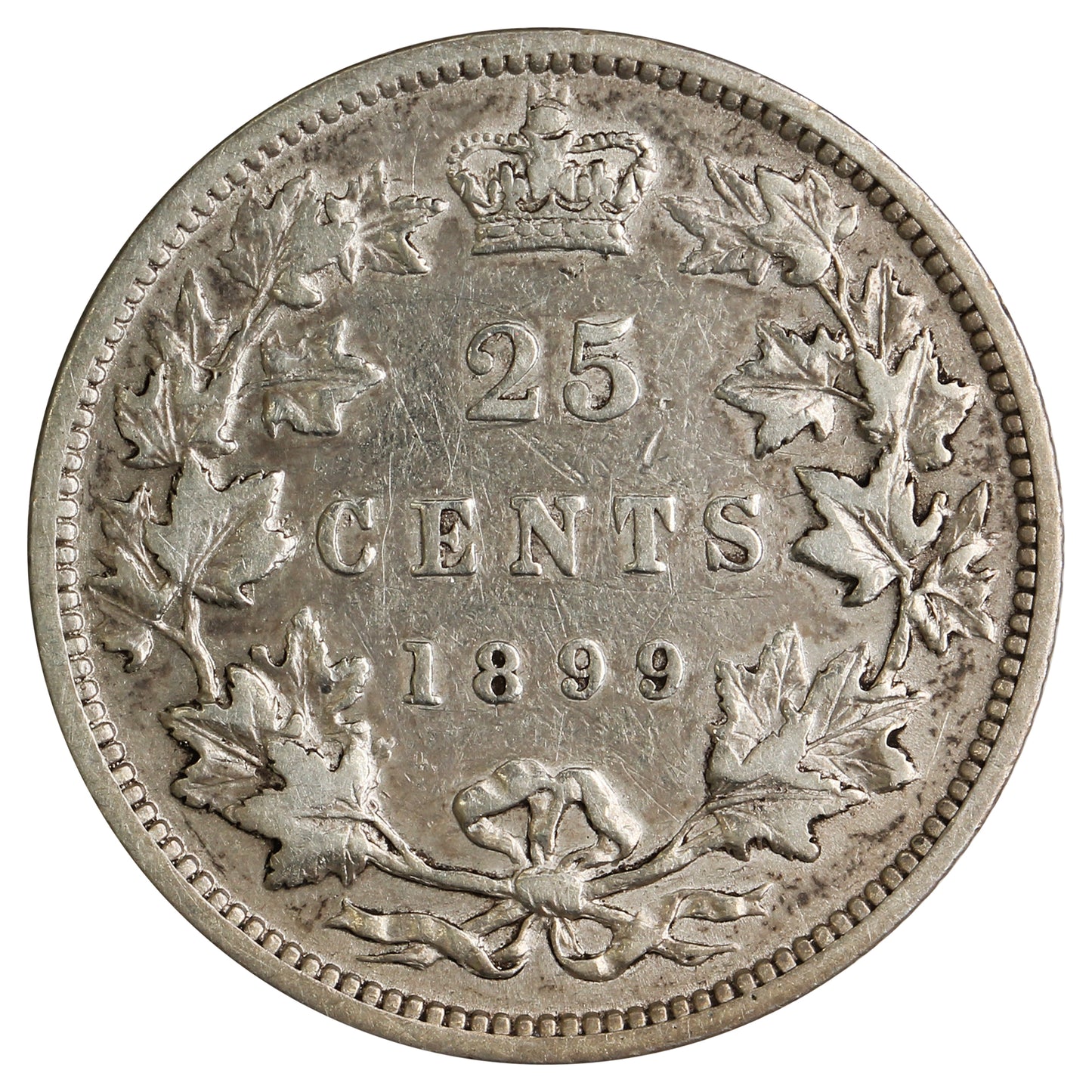1899 Canada 25-cents VF-EF (VF30) $