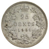 1901 Canada 25-cents EF-AU (EF45) $