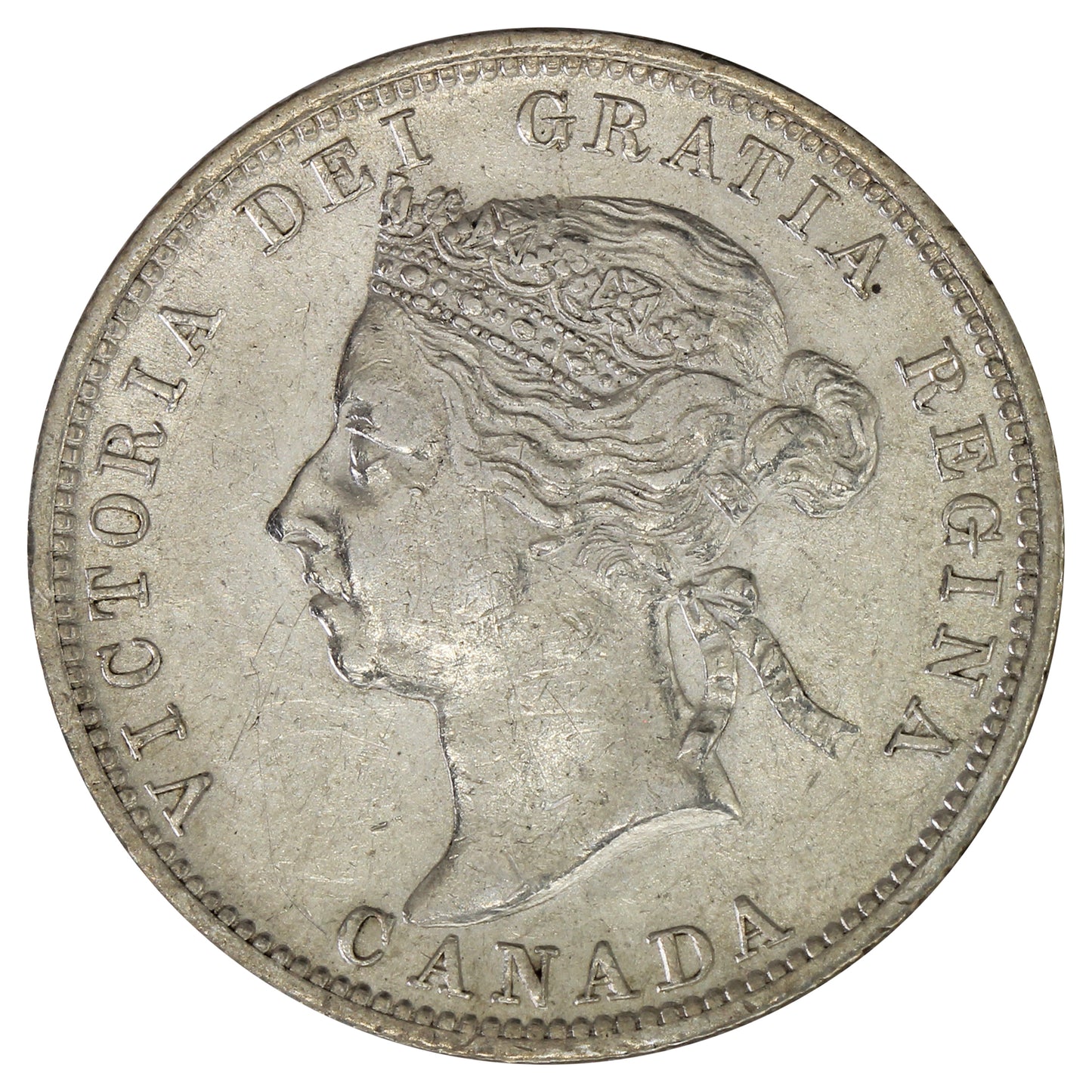 1901 Canada 25-cents EF-AU (EF45) $