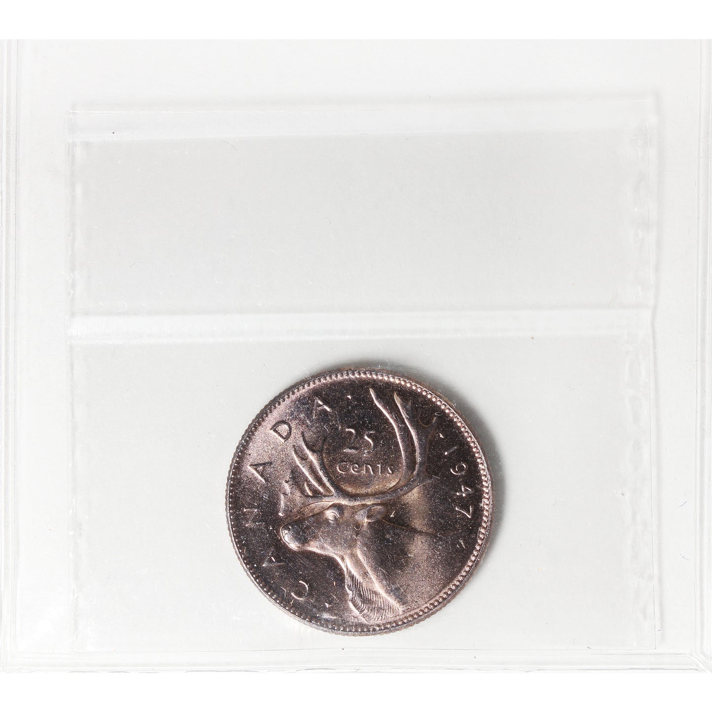 1947 Dot Canada 25-cents ICCS Certified MS64 (XEV 299)