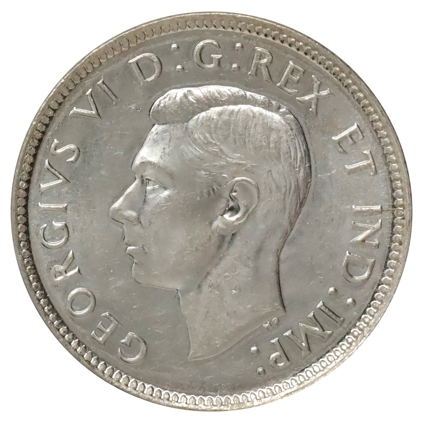 1944 Canada 25-cents UNC+ (MS62) Cameo