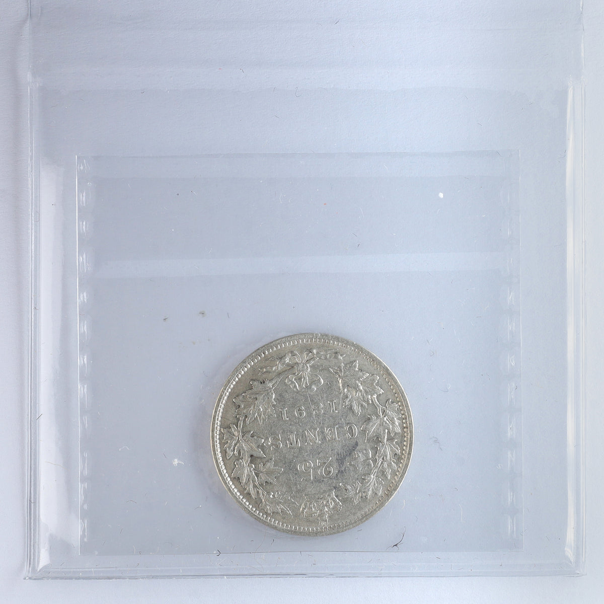 1891 Canada 25-cents ICCS Certified VF20