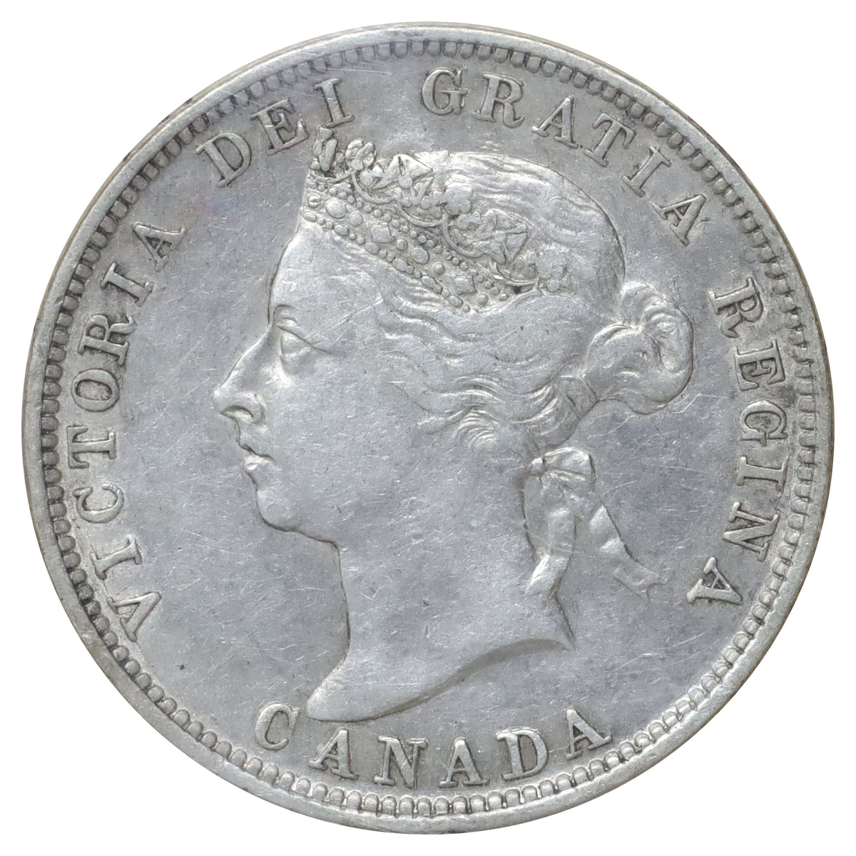 1891 Canada 25-cents ICCS Certified VF20
