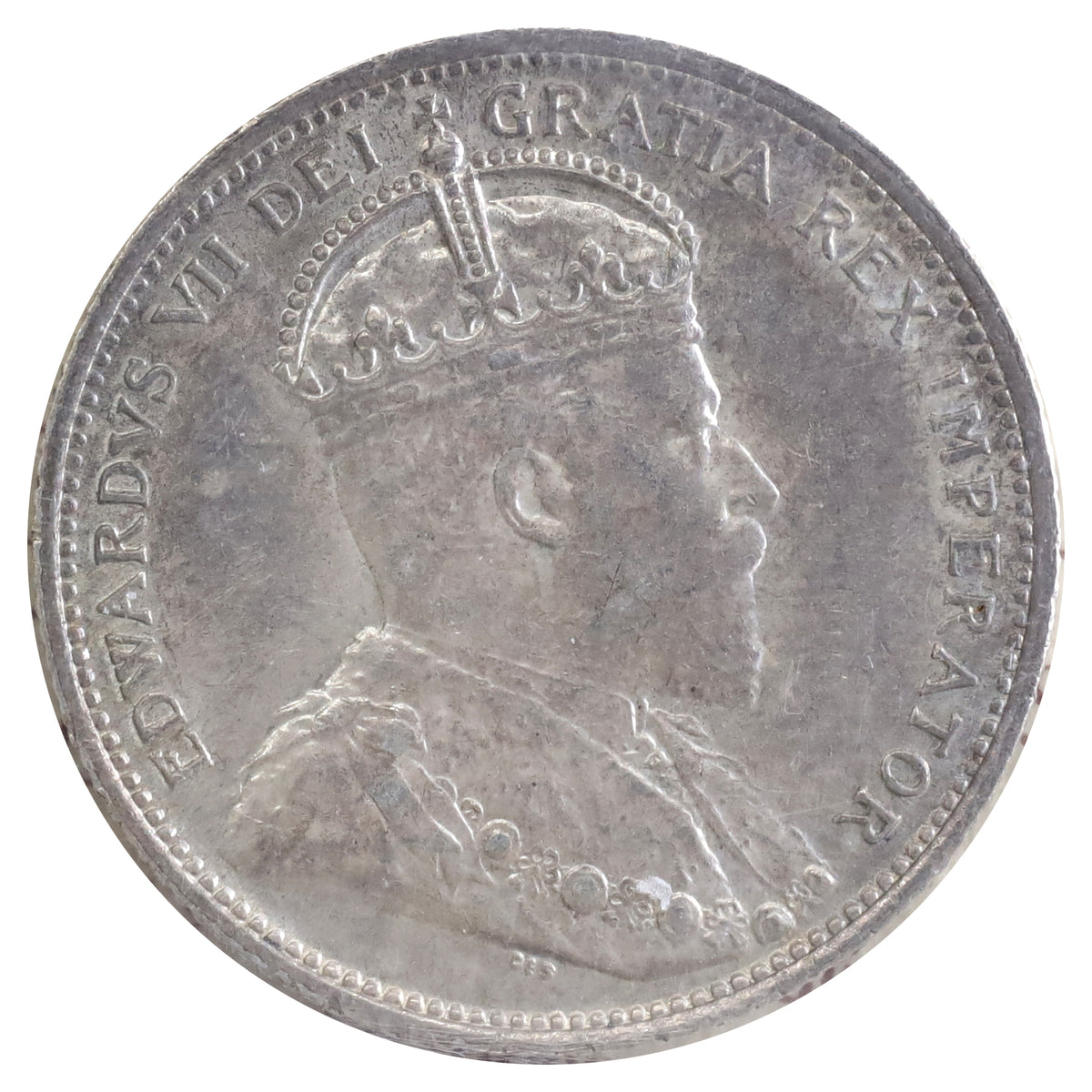 1904 Canada 25-cents ICCS Certified AU50