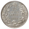 1904 Canada 25-cents ICCS Certified AU50