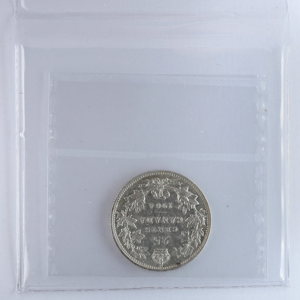 1904 Canada 25-cents ICCS Certified EF40