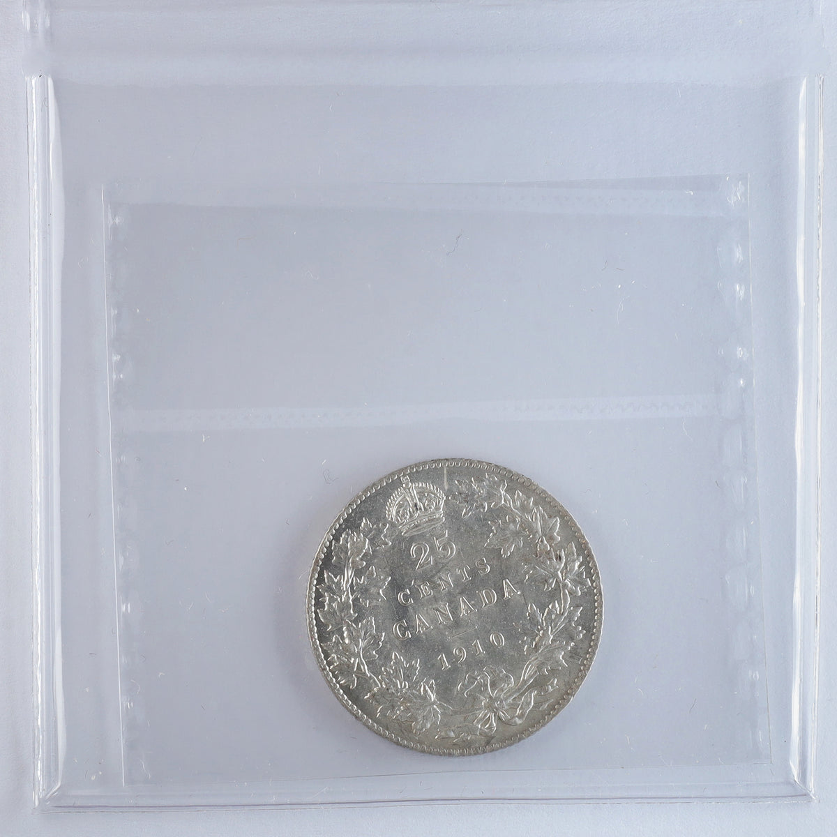 1910 Canada 25-cents ICCS Certified MS63 (XHI 229)
