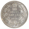 1910 Canada 25-cents ICCS Certified AU50