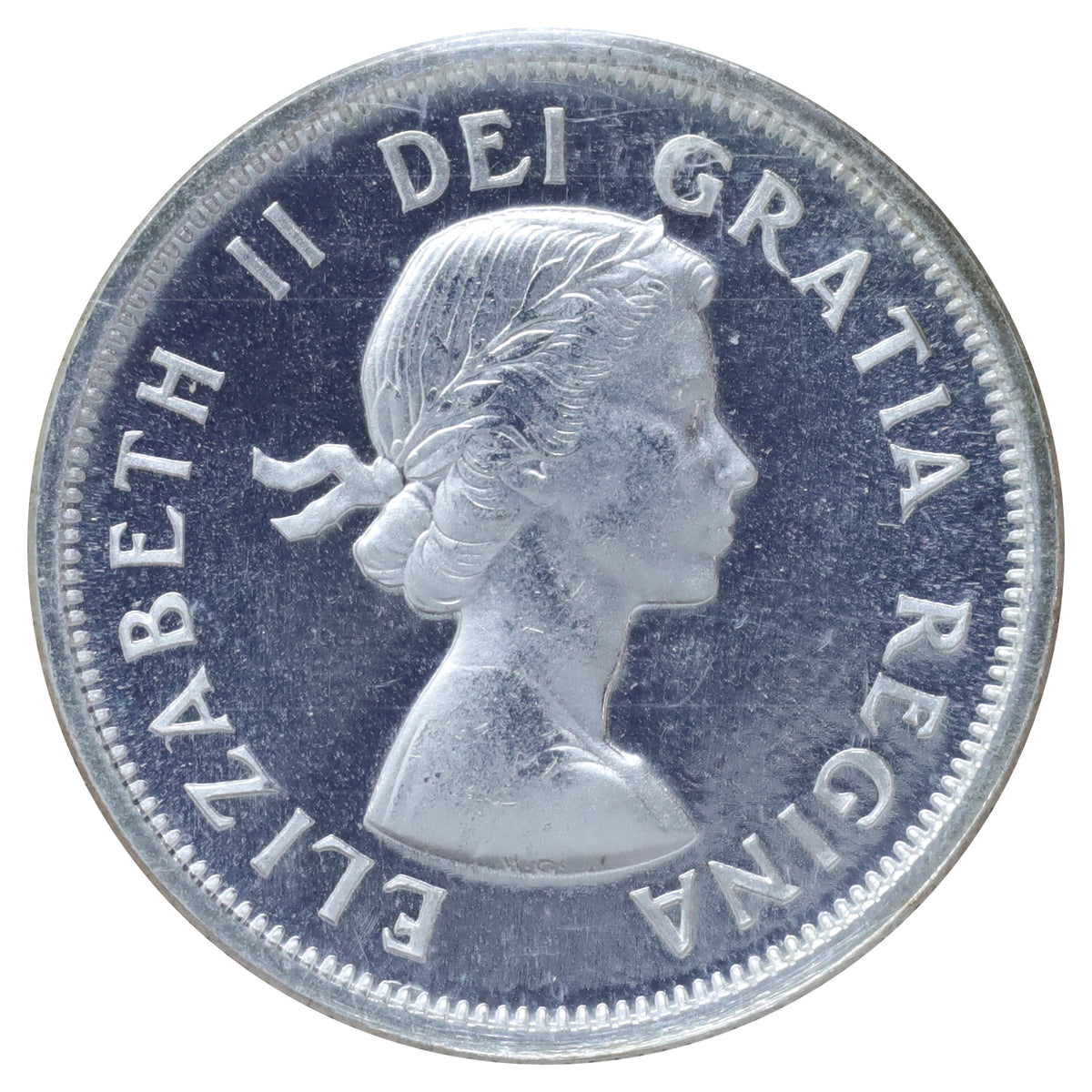 1958 Canada 25-cents ICCS Certified PL64 Heavy Cameo