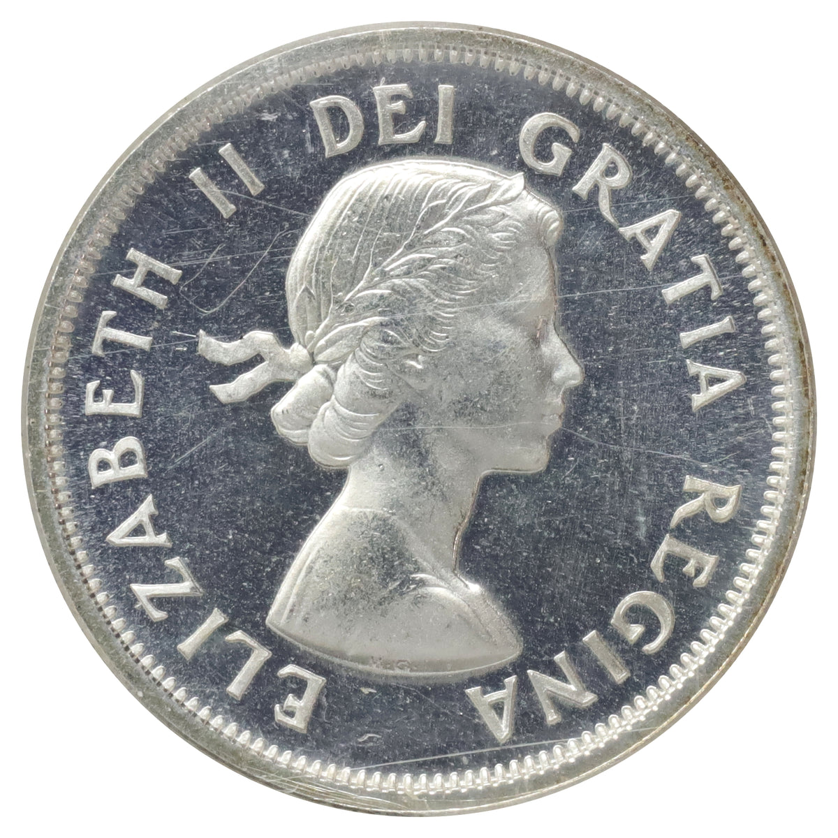 1958 Canada 25-cents ICCS Certified PL65 Cameo