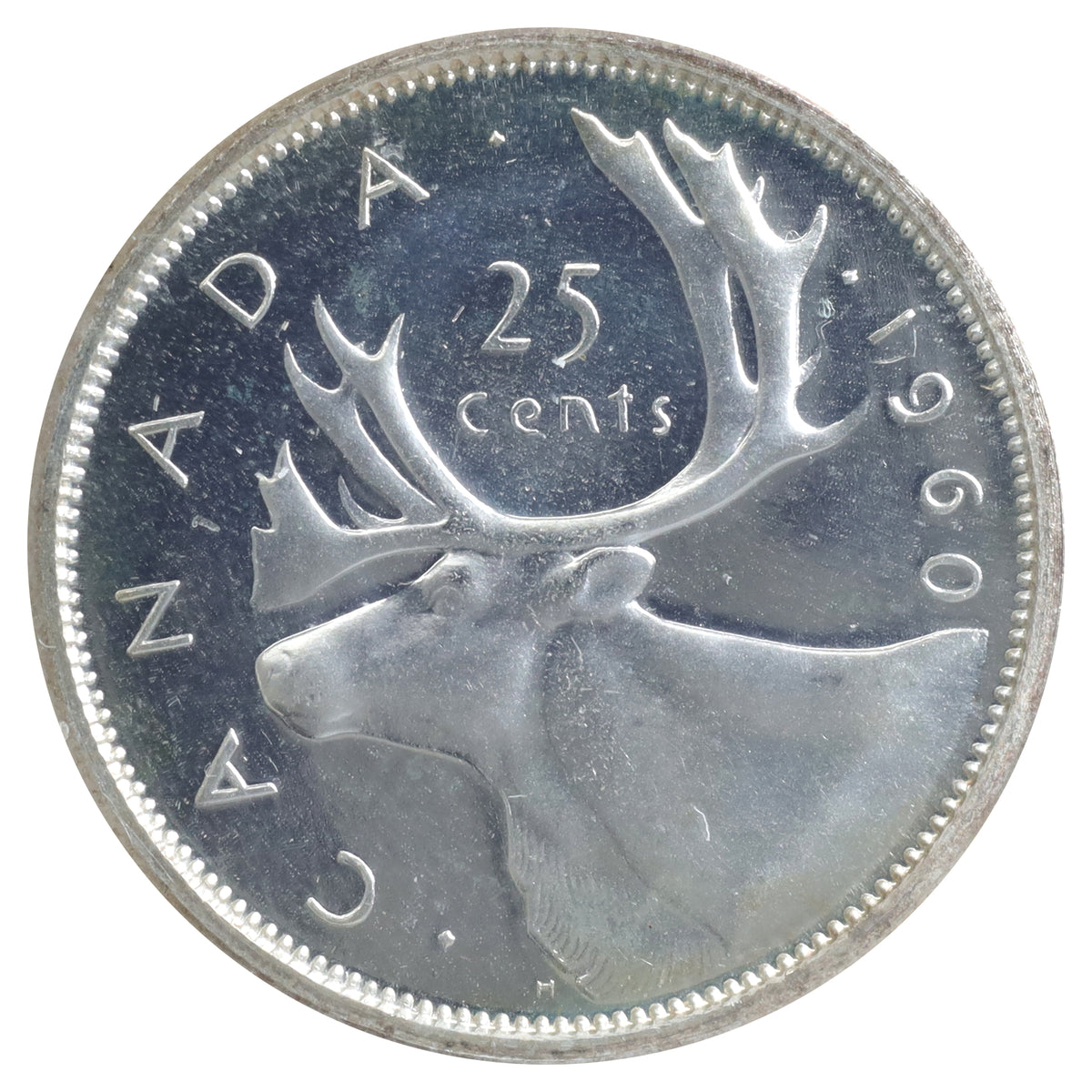 1960 Canada 25-cents ICCS Certified PL67 Heavy Cameo