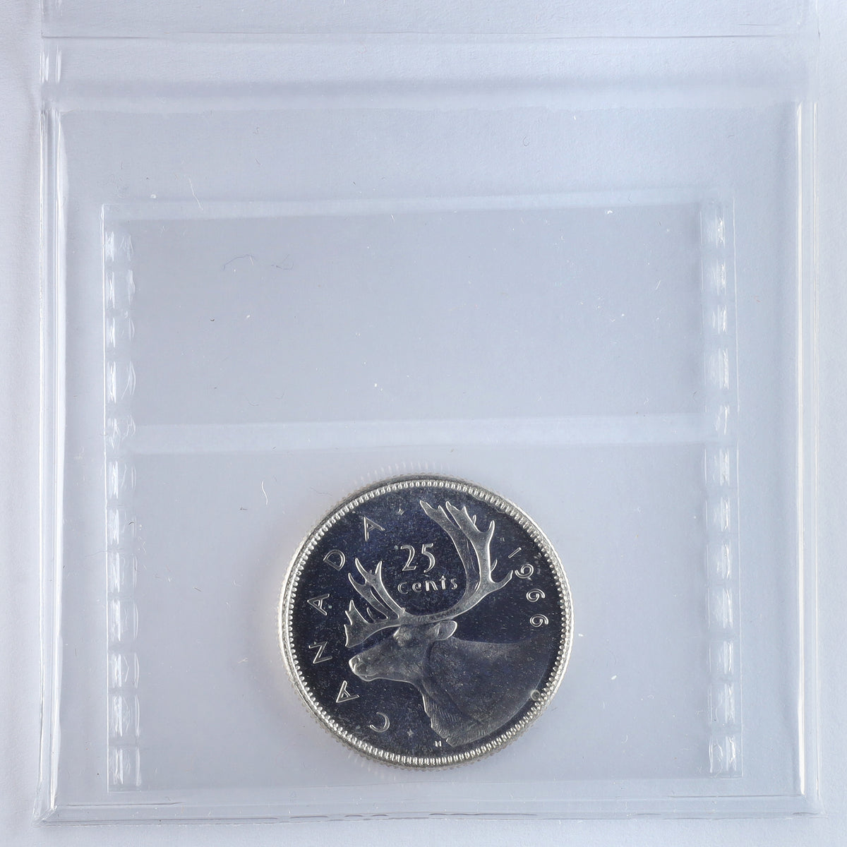 1966 Canada 25-cents ICCS Certified PL66 Heavy Cameo