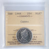1966 Canada 25-cents ICCS Certified PL67 Cameo