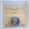 1966 Canada 25-cents ICCS Certified PL66 Cameo