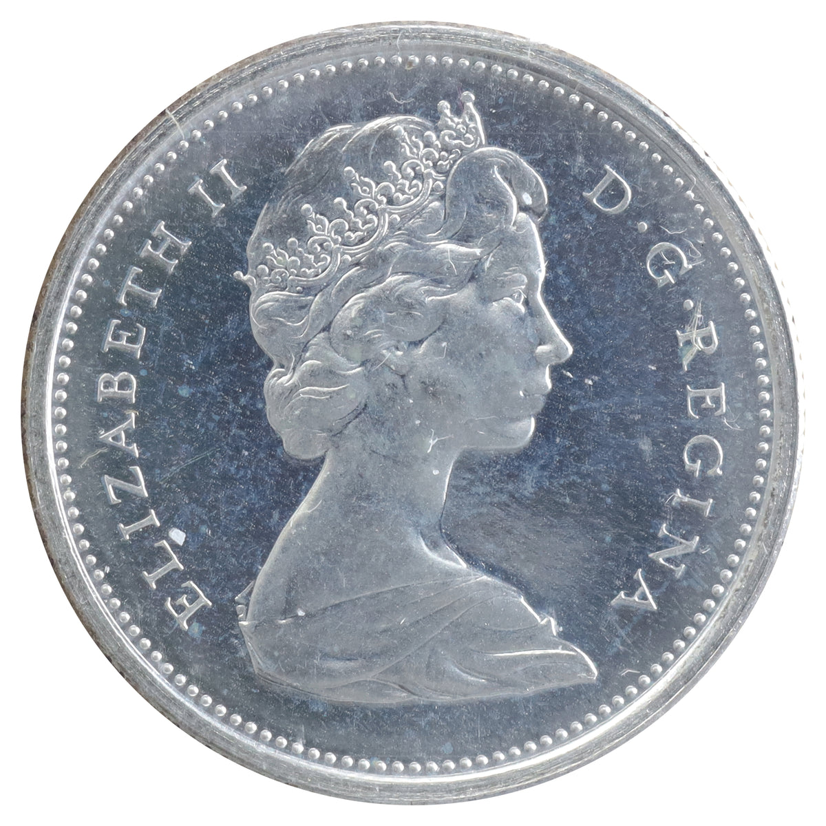 1966 Canada 25-cents ICCS Certified PL66 Cameo