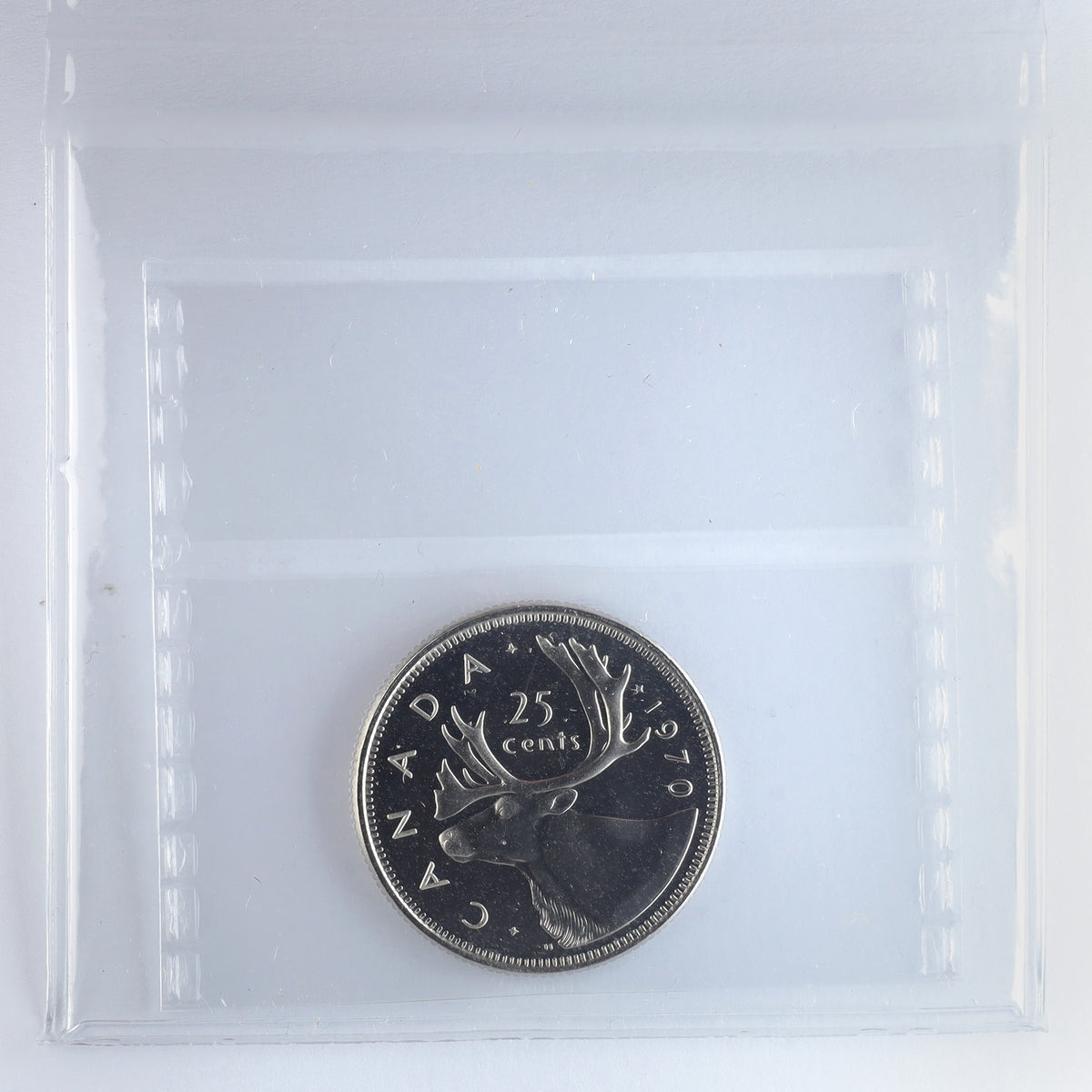 1970 Canada 25-cents ICCS Certified PL67 Heavy Cameo