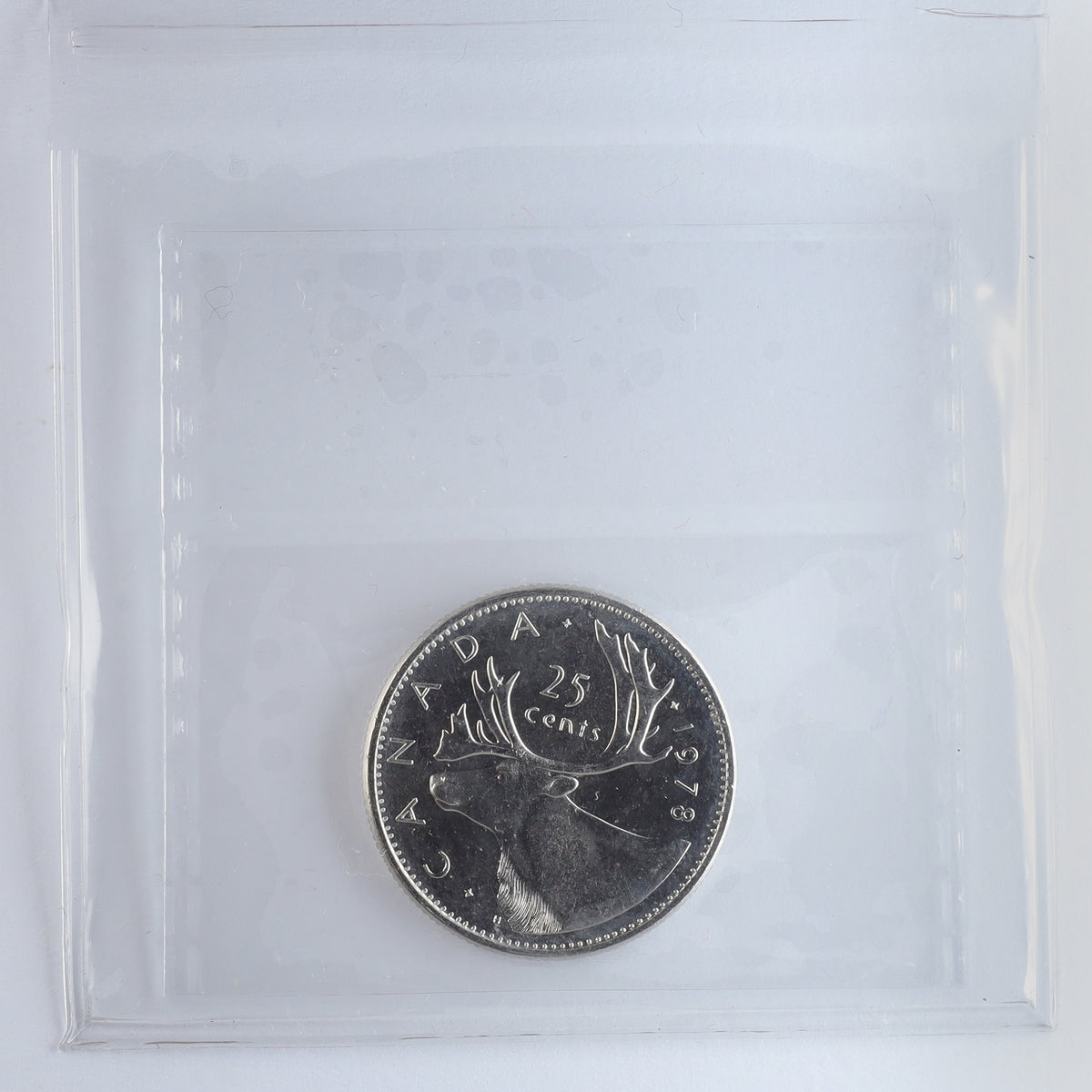 1978 Large Denticles Canada 25-cents ICCS Certified MS66
