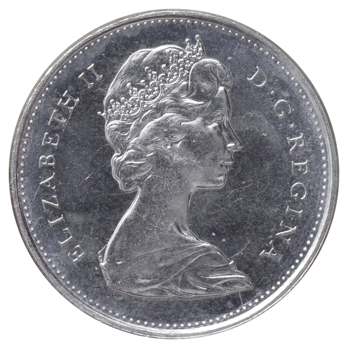 1978 Large Denticles Canada 25-cents ICCS Certified MS66