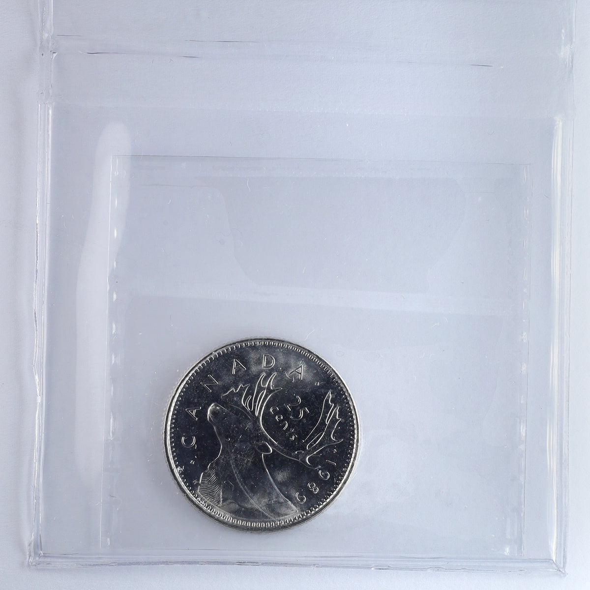 1989 Canada 25-cents ICCS Certified MS66
