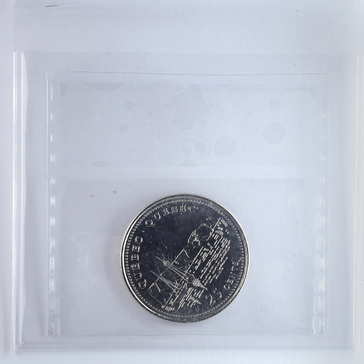 1992 Quebec Canada 25-cents ICCS Certified MS66