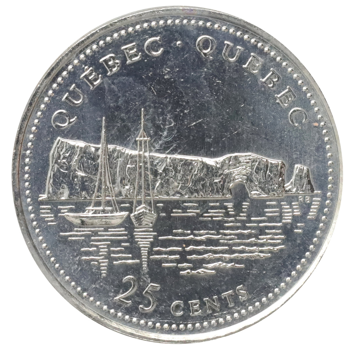 1992 Quebec Canada 25-cents ICCS Certified MS66