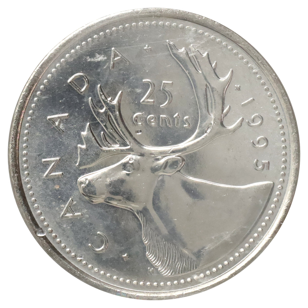 1995 Canada 25-cents ICCS Certified MS66