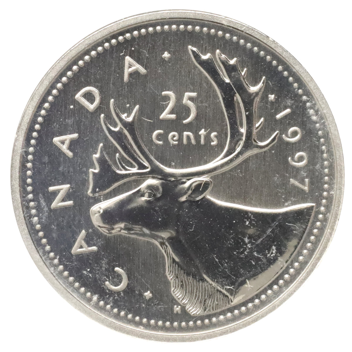 1997 Canada 25-cents ICCS Certified SP66