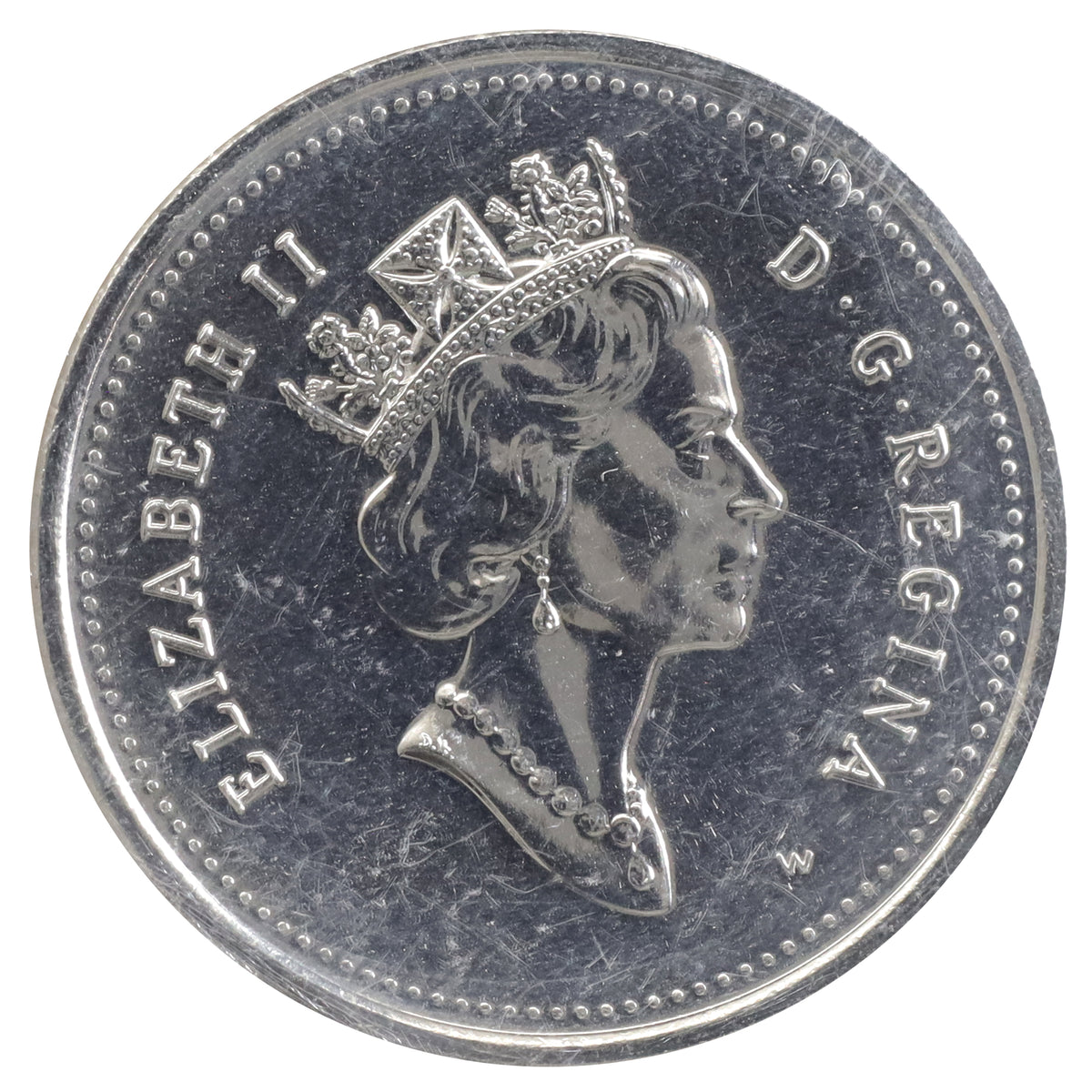 1998W Canada 25-cents ICCS Certified MS65