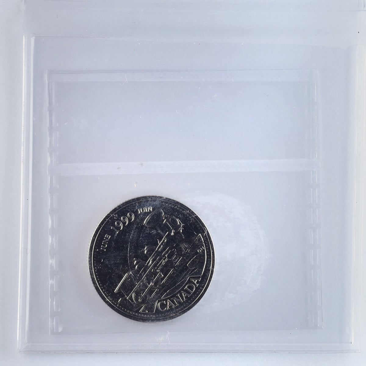 1999 June Canada 25-cents ICCS Certified MS66