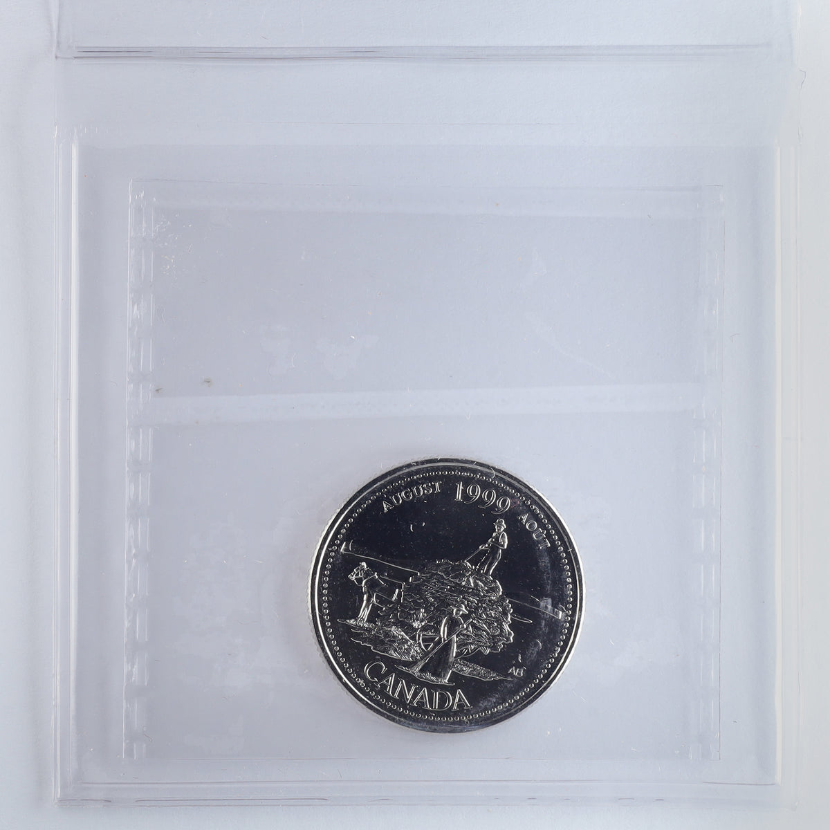1999 August Canada 25-cents ICCS Certified MS66