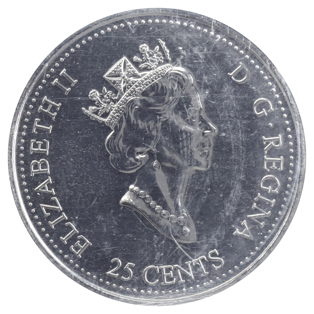 1999 December Canada 25-cents ICCS Certified MS66