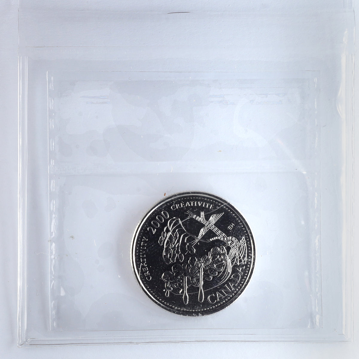 2000 Creativity Canada 25-cents ICCS Certified MS66