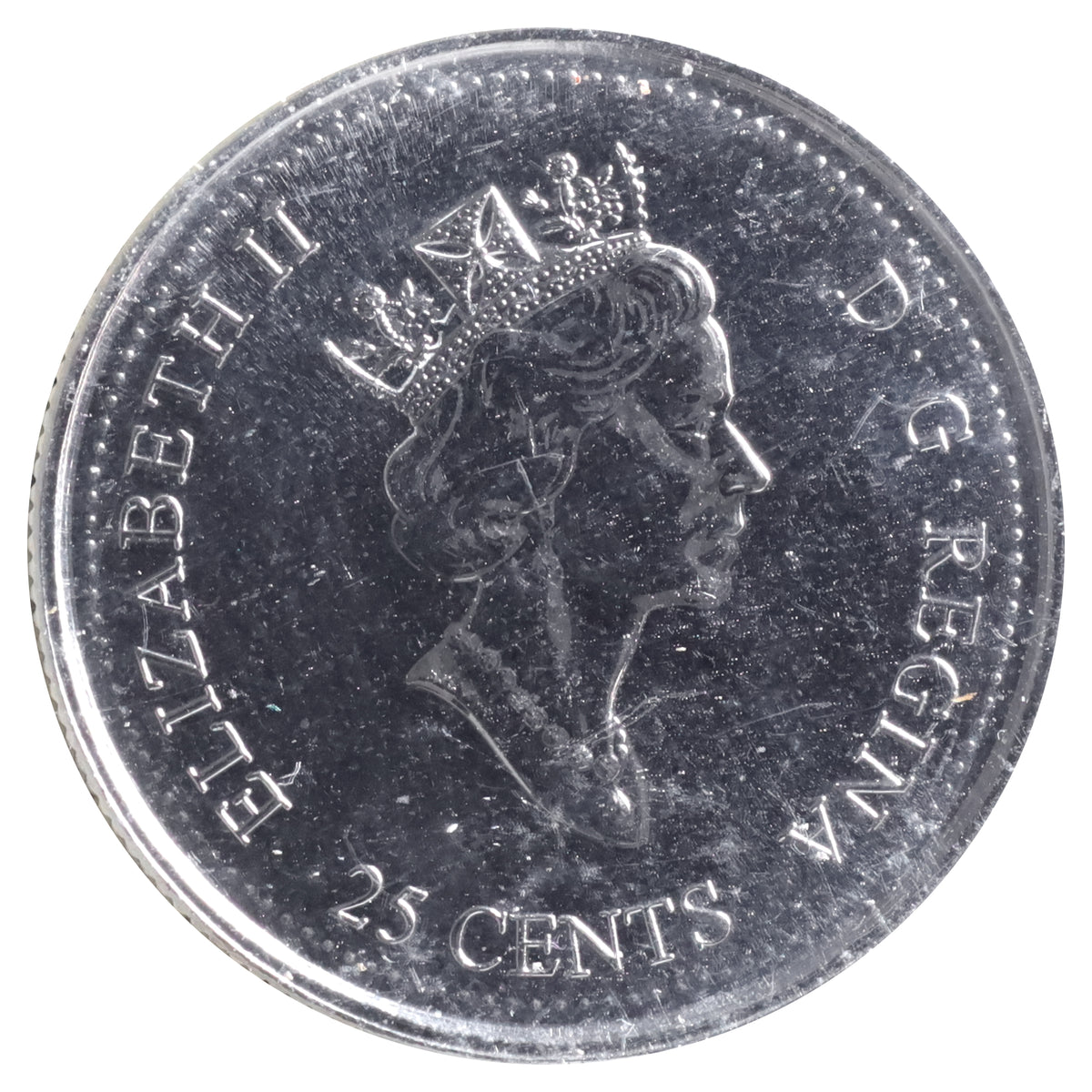 2000 Creativity Canada 25-cents ICCS Certified MS66