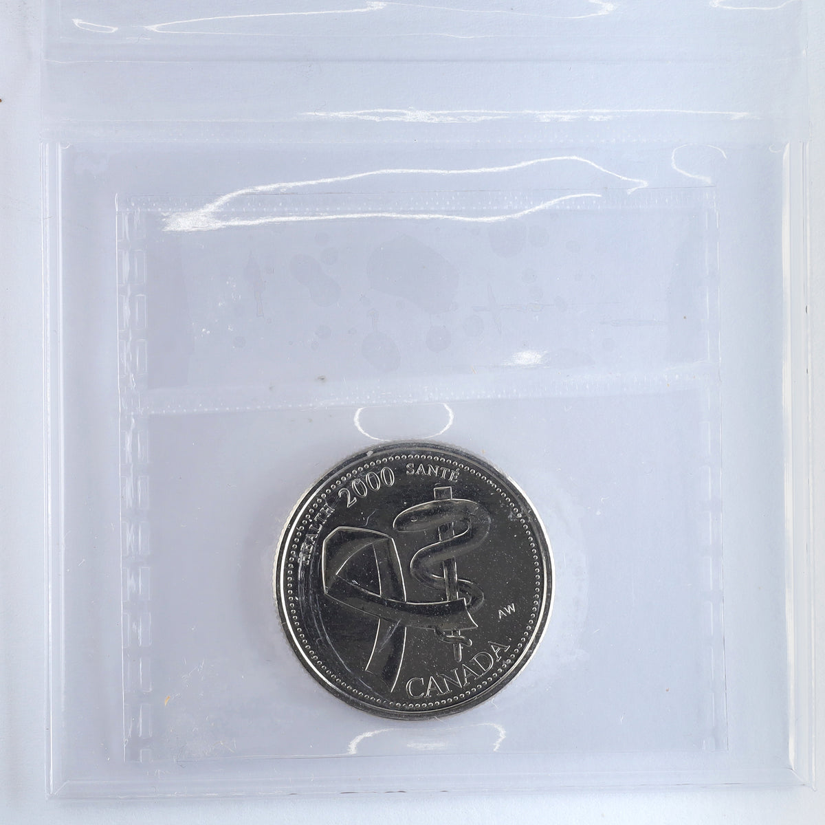 2000 Health Canada 25-cents ICCS Certified MS66
