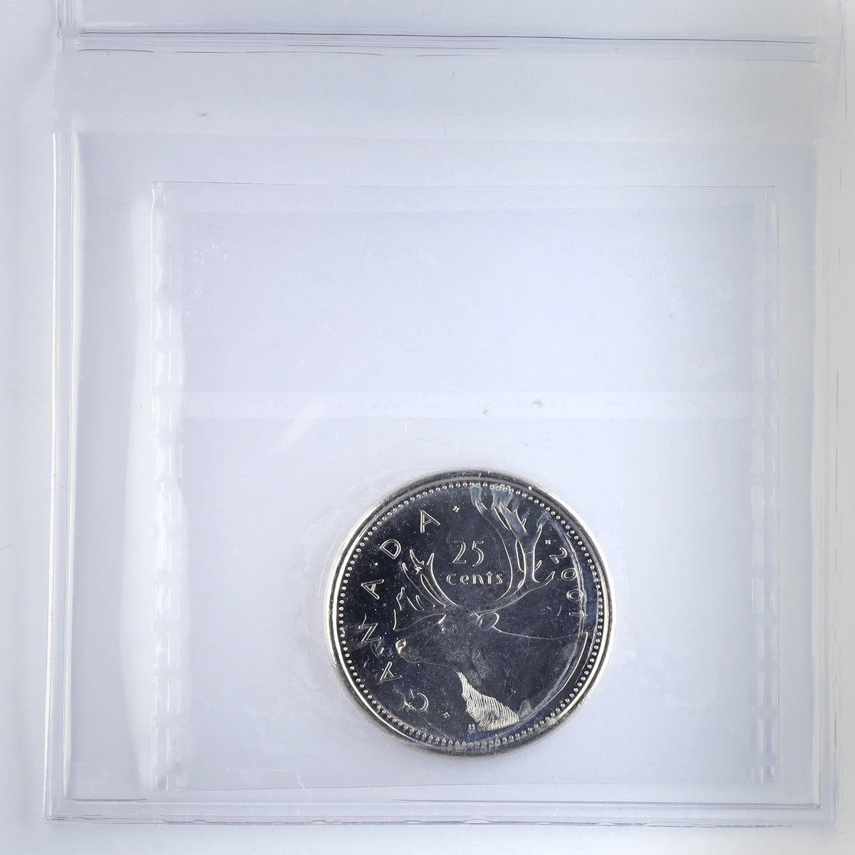 2001P Canada 25-cents ICCS Certified MS67