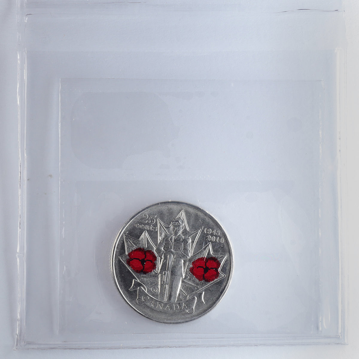 2010 Poppy Canada 25-cents ICCS Certified MS67