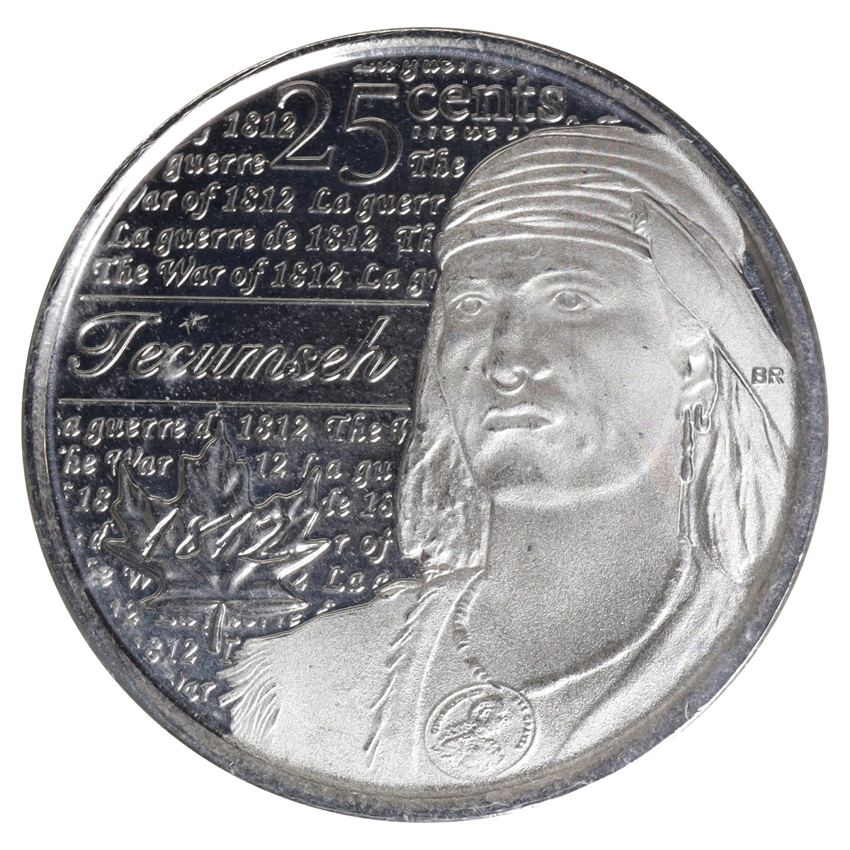 2012 Tecuseh Canada 25-cents ICCS Certified MS67