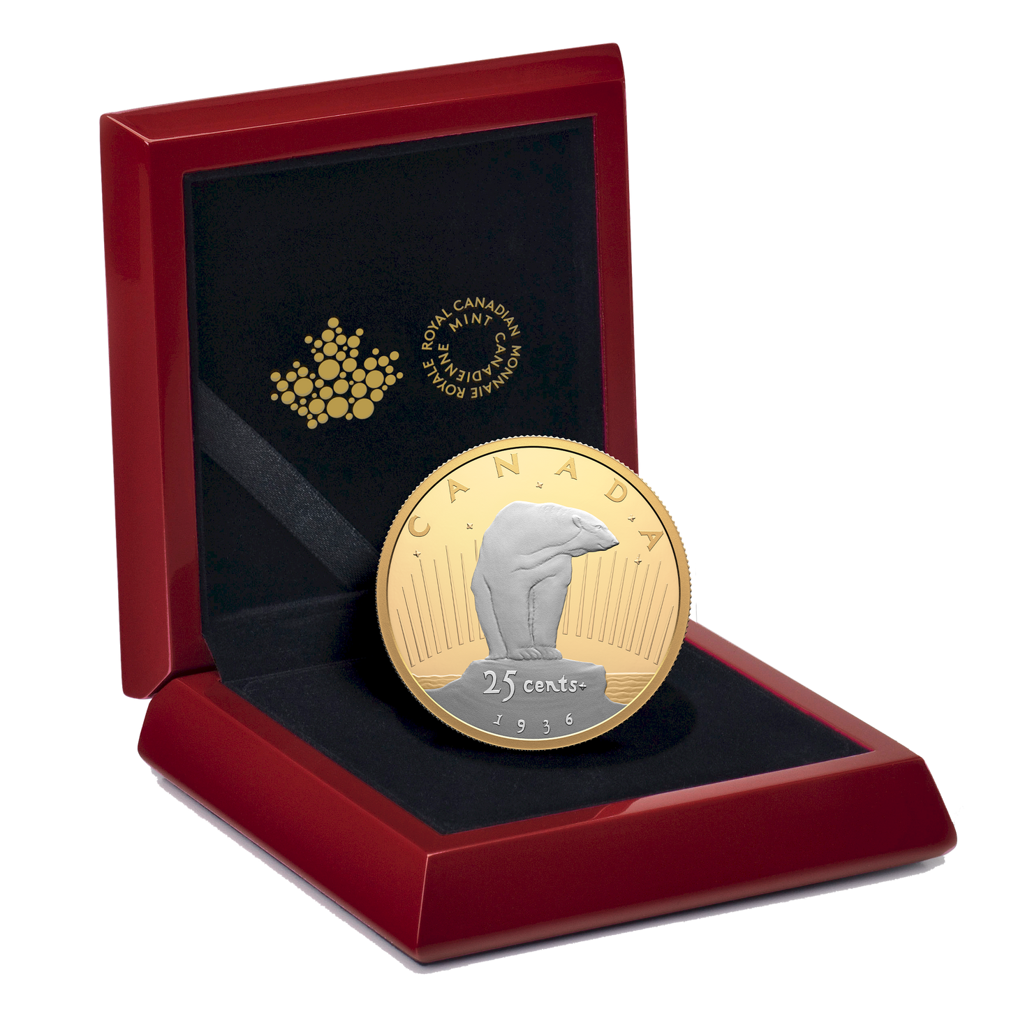 2025 Canada 25-cents Lost Designs From the Archives: Emanuel Hahn's Polar Bear Fine Silver (No Tax)