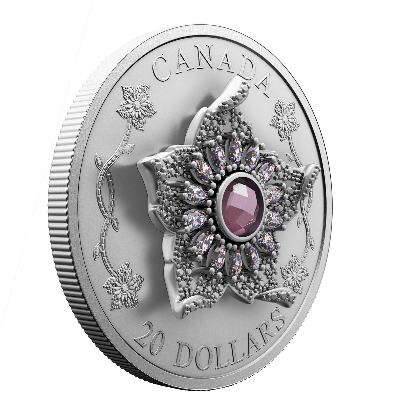2025 Canada $20 Williamson Diamond Brooch Fine Silver Coin