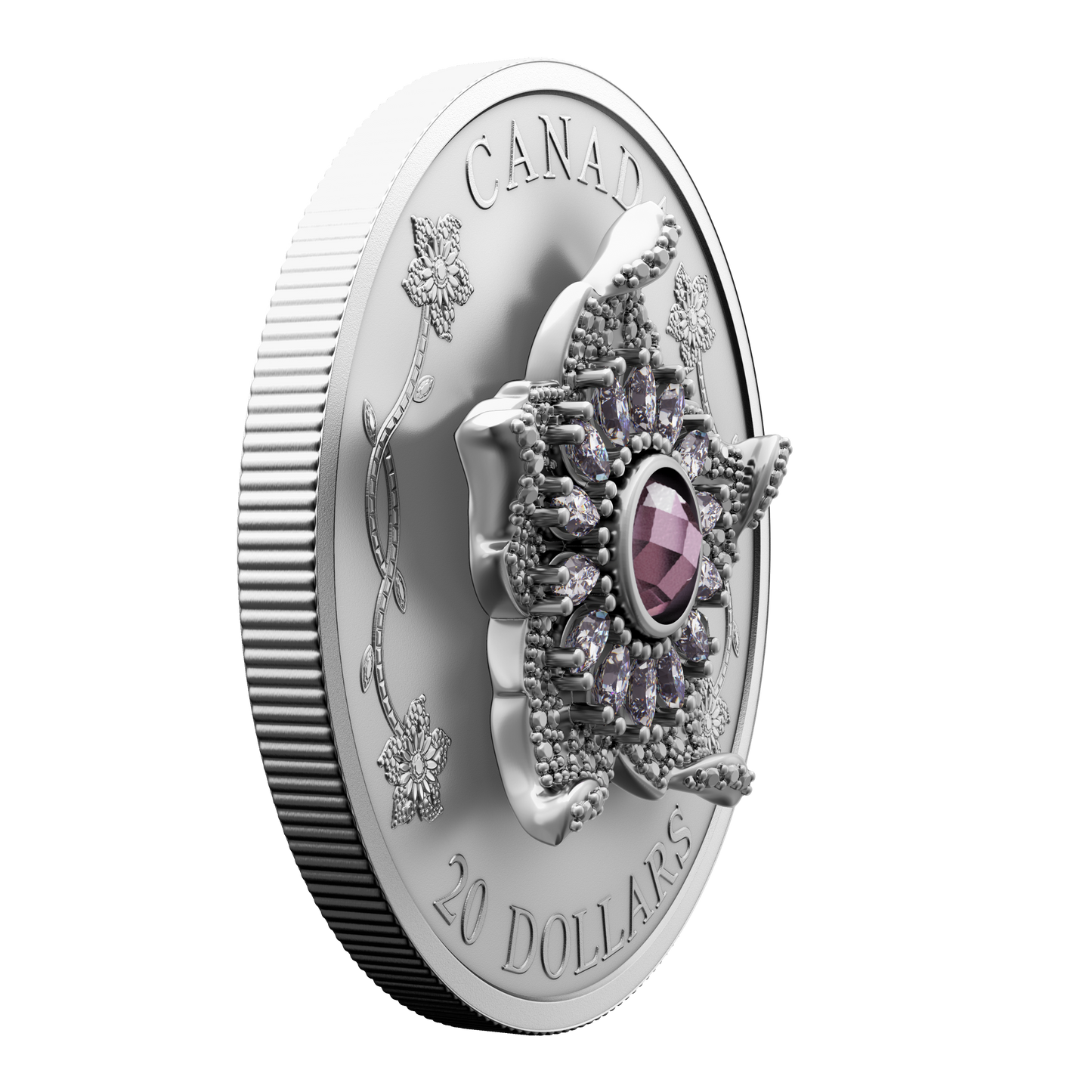 2025 Canada $20 Williamson Diamond Brooch Fine Silver Coin
