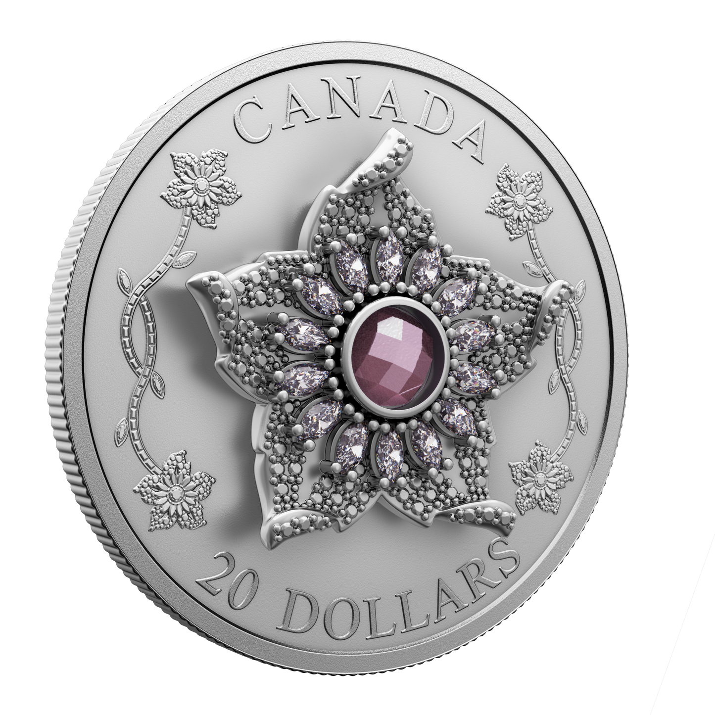 2025 Canada $20 Williamson Diamond Brooch Fine Silver Coin