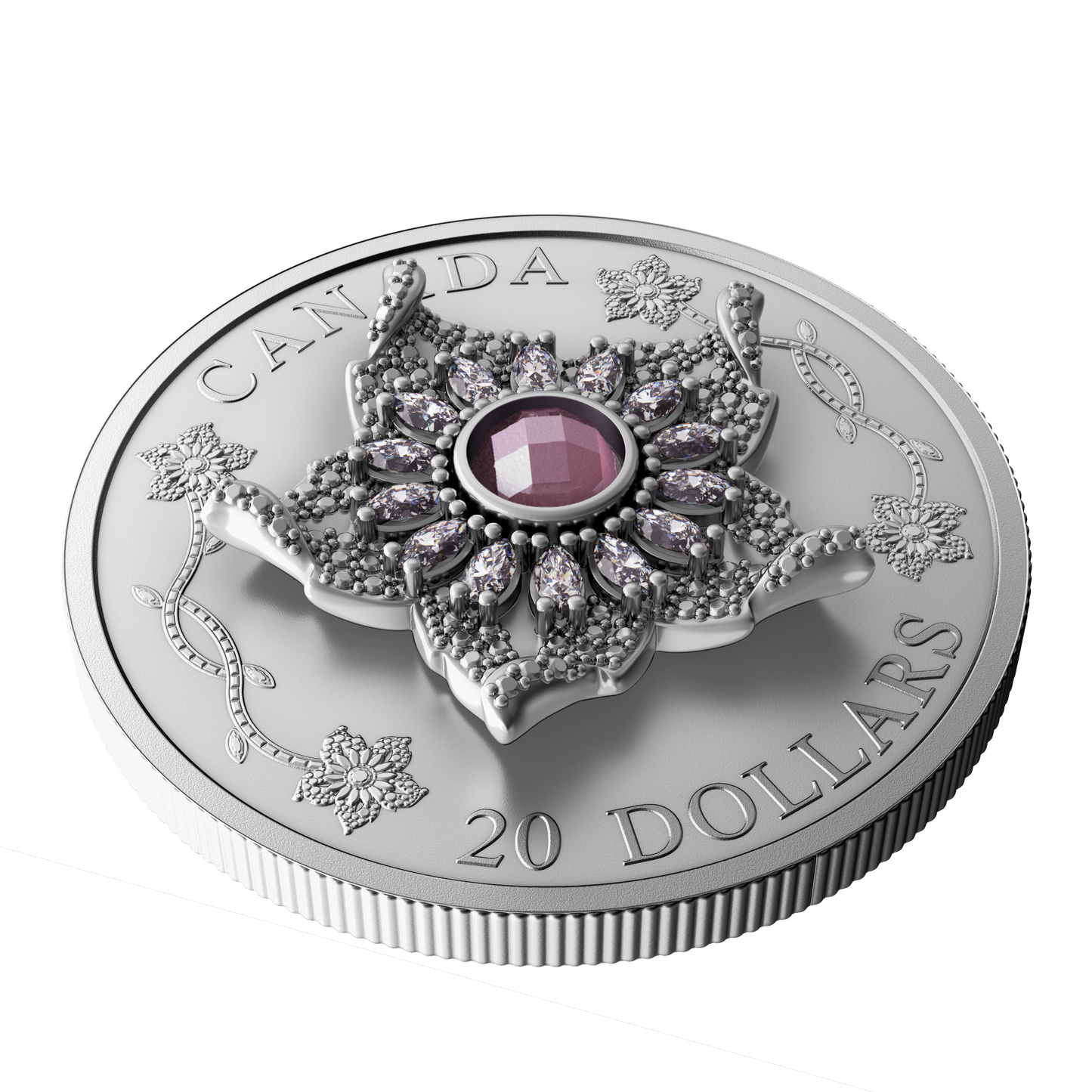 2025 Canada $20 Williamson Diamond Brooch Fine Silver Coin